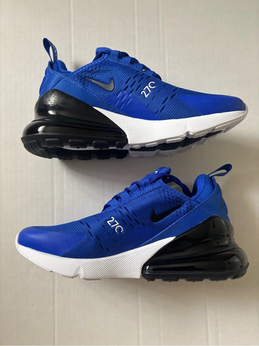 New! Nike Air Max 270 (GS) Youth Size 3.5 Racer Blue